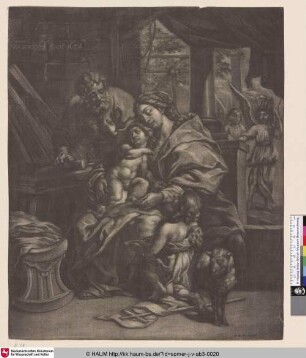 [Die Heilige Familie; The Holy Family with the Infant John th Baptist]