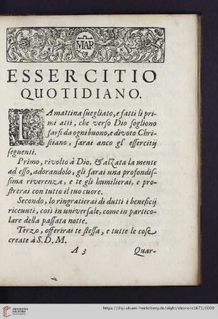 Essercitio Quotidiano