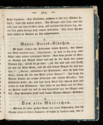 8. Das alte Muetterchen.