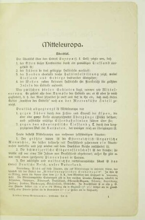 Mitteleuropa