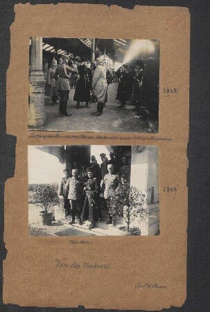 Empfang des Besuches von Hetman Skorchadski (?) durch GFM. von Hindenburg