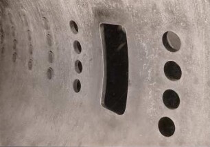 Kessel 18, W.II - Ausschnitt der Stegrisse in der 'Hut'-Wandung