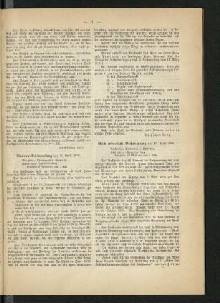 Achte ordentliche Versammlung am 17. April 1880