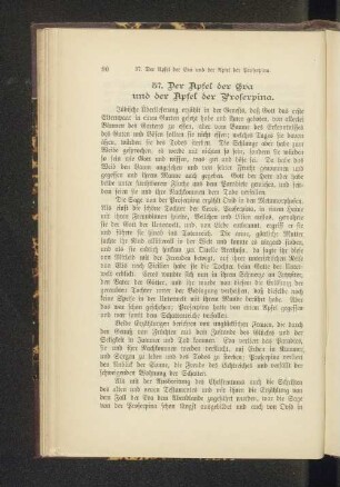 57. Der Apfel der Eva und der Apfel der Proserpina.