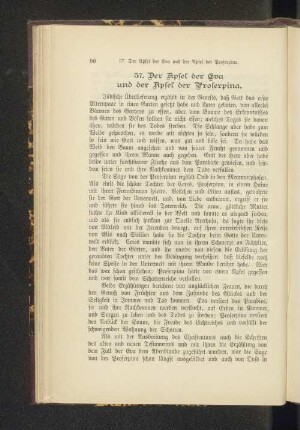 57. Der Apfel der Eva und der Apfel der Proserpina.