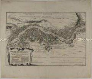 Übersetzen der alliierten Armeen über den Lech im Mai 1648 (aus Theatrum Europaeum, Bd. VI)