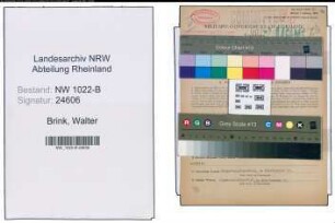Entnazifizierung Walter Brink , geb. 13.07.1907 (Schmied)