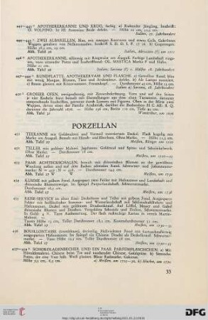 Porzellan (Nr. 451-489)