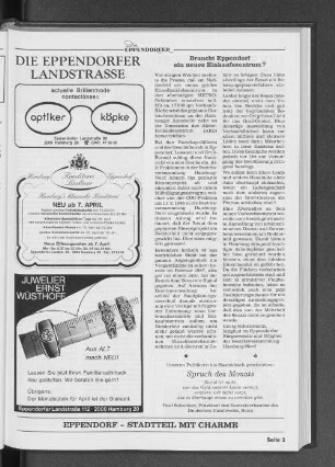 Braucht Eppendorf ein neues Einkaufszentrum?