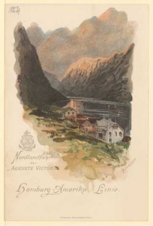 Menükarte : Menü, Schnelldampfer "Auguste Victoria"