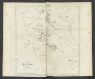 Map of the valley of Mexico at the period of the conquest.