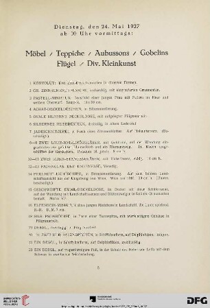 Möbel, Teppiche, Aubussons, Gobelins, Flügel, Div. Kleinkunst