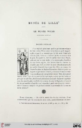 2. Pér. 15.1877: Le musée Wicar, 3 : Musée de Lille