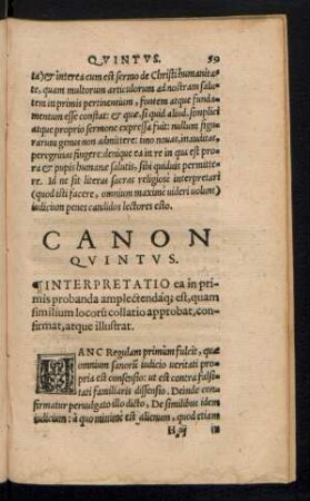 Canon Quintus.