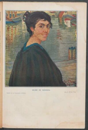Mujer de Chioggia - Óleo de Héctor Nava