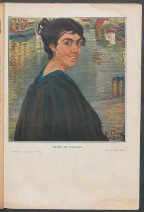 Mujer de Chioggia - Óleo de Héctor Nava