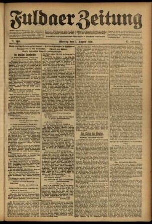Ausgabe vom Montag, den 07. August 1916.