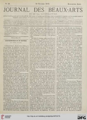 Nr. 22 (30. Novembre 1872)