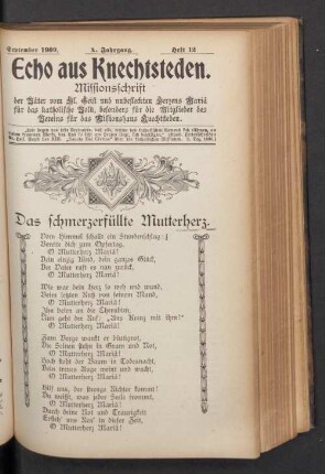 September 1909. Heft 12