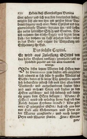 Das sechste Capitul. - Das zehende Capitul.
