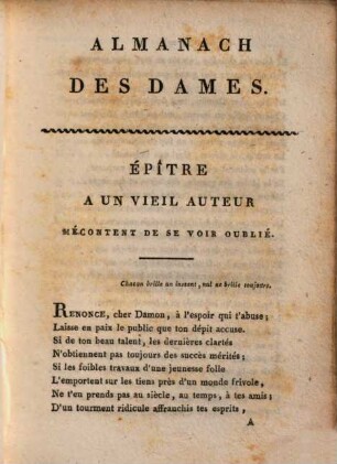 Almanach des dames : pour l'an .... 1811, 1811
