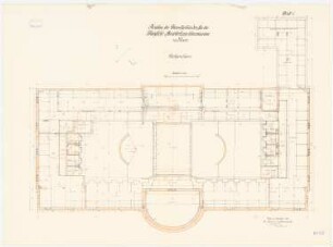 Ansiedlungskommission, Posen: Grundriss Dachgeschoss 1:100
