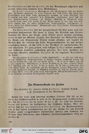 11: Zur Stammeskunde der Friesen