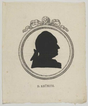 Bildnis des Johann Georg Krünitz