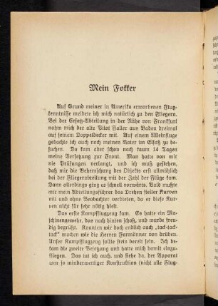 42, Mein Fokker
