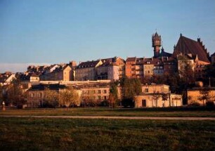 Warschau : Warschau. Blick vom Ufer der Weichsel auf die Altstadt