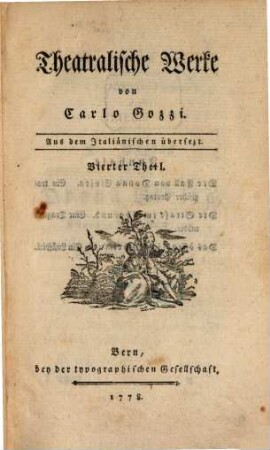 Theatralische Werke, 4