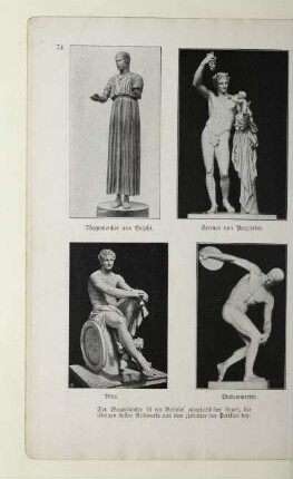 Wagenlenker aus Delphi. Hermes von Praxiteles. Ares. Diskuswerfer Diskuswerfer