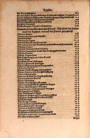 Der gerichtlich Proceß auß geschribenen Rechten ...