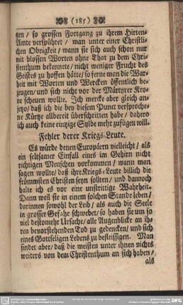 Fehler derer Kriegs-Leute