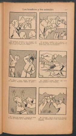 Los hombres y los animales - [Cómic]