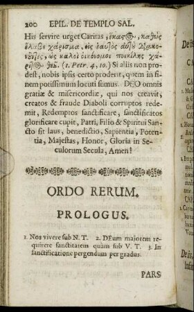 Ordo Rerum Prologus.