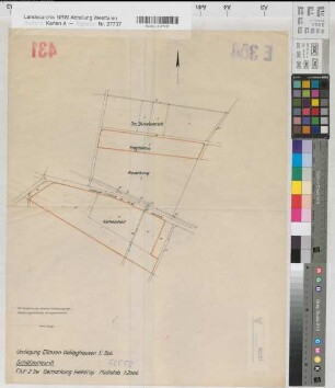 Eilmsen (Welver), Vellinghausen (Welver), Umlegung Eilmsen-Vellinghausen, Schätzungsriß Heintrop Flur 2 tlw.