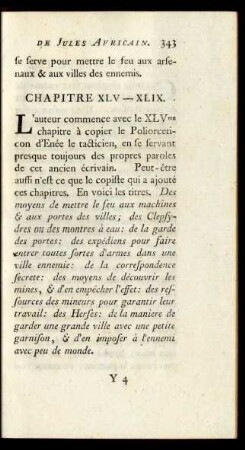Chapitre XLV. - XLIX.