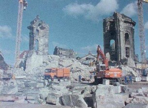 Wiederaufbau Frauenkirche Dresden 1993