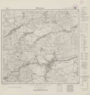 5062 (alte Nr.: 2949) Bolkenhain, Meßtischblatt (4 cm - Karte)