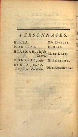 Hirza : Tragédie