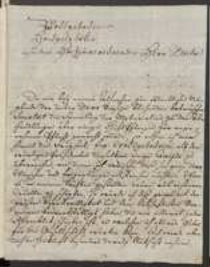 Brief von Jacob Friedrich Wilhelm Demler an Johann Jacob Kohlhaas