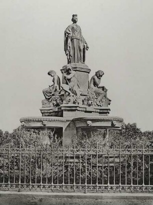 "Fontaine de l'Esplanade, Nîmes" aus der Mappe "Les principaux Monuments de la France"