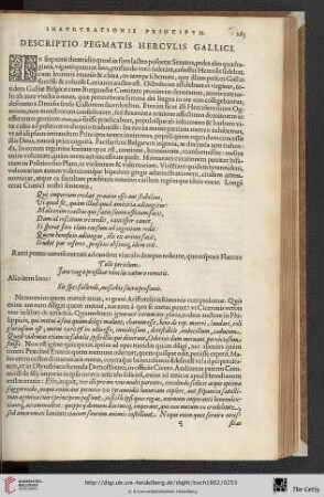 Descriptio pegmatis Herculis Gallici