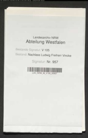 7 Briefe von Louise von Stedingk