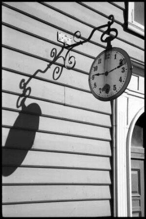 Bergen: Gamle Bergen, Aushängeschild Uhr