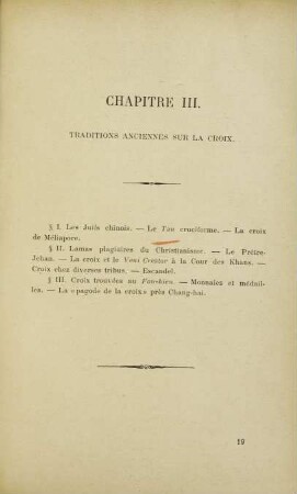 Chapitre III. Traditions anciennes sur la croix
