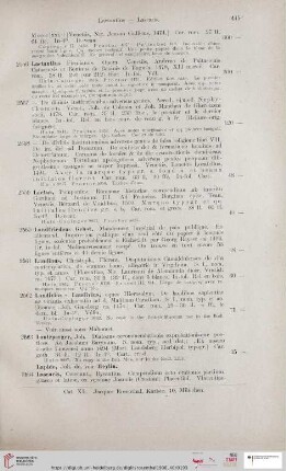 [Lactantius - Lyra] (Nr. 2556 - 2660)