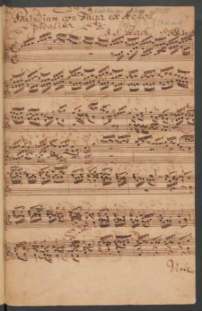 Präludien und Fugen; org; a-Moll; BWV 551