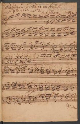 Präludien und Fugen; org; a-Moll; BWV 551